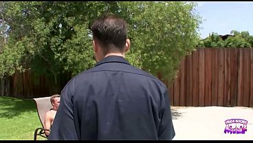 A super stunning wife is cheating in front of her cuckold husband