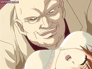 Anime teacher rubbing a dick