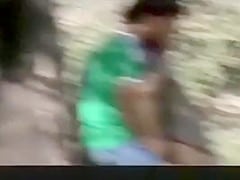 Arab couple spied having sex outdoors