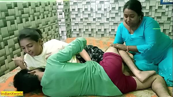 Beautiful Indian girl shared his boyfriend with bhabhi!! Hindi XXX hot sex