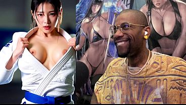 Big Breast Japanese Babes Stripping Down And Showing Their Fat Milky Sweaty Tits As They Train, AI Generated