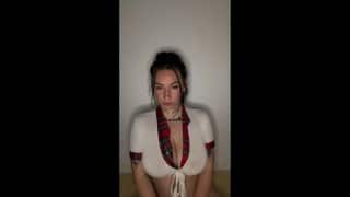 British Slutty School Girl JOI Submissive