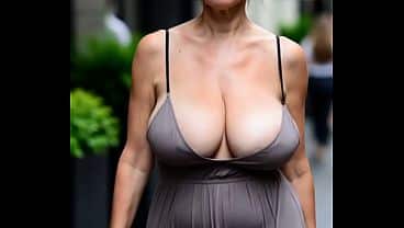 Busty MILFs with MASSIVE Natural Tits Bouncing BRALESS – Compilation 8 [AI generated]