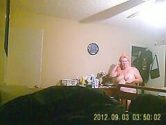 friends wife caught in room changing