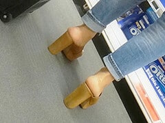 Gorgeous Arabian Feet In High Heels Mules