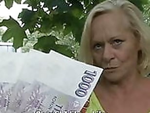 granny czech streets casting fuck for money