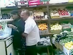 Grocer bangs his Pakistani wife from behind in the store