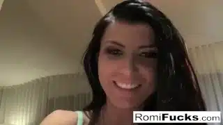 Home movie sex in a hotel with sexy Romi Rain