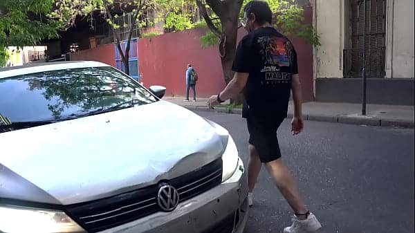 I rear-ended this guy’s car, and to keep him from bothering me about insurance… I fucked him like a woman in heat! Hot interracial fitness