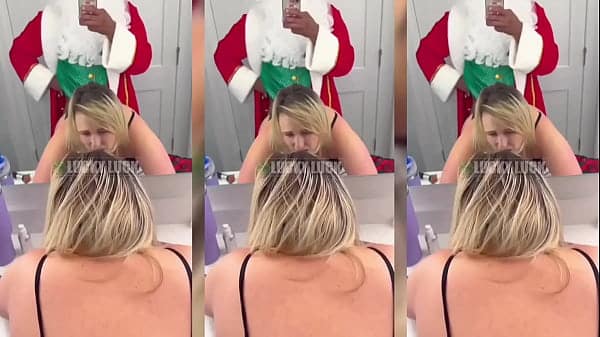 Lucky Gurl Brynn – Hot Blonde Milf Fucks Bad Santa Doggystyle