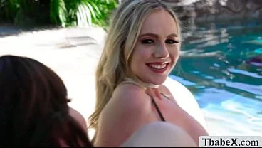 My first double penetration with this busty TS