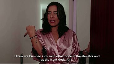 My neighbor is a MILF with a big ass, and she gives me a blowjob and invites me to her bed.