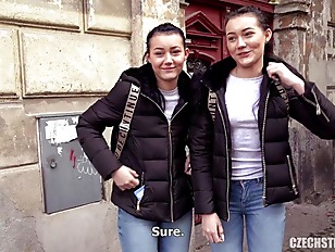 Naive czech twins