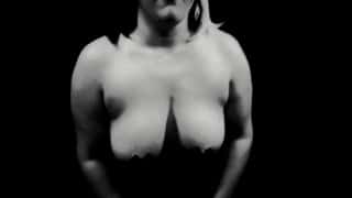 Naughty kitty gets a throat pie