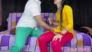 Neighbour boy had sexy talks with girl Your Priya to seduce her after her tight pussy was fucked mad