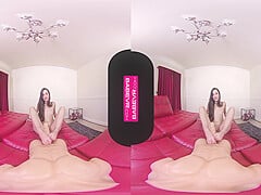Petite Teen 18+ Plays For And With You With Virtual Reality And Georgia Jones