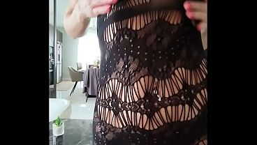 quick doggy style fuck, in sexy lingerie after a blowjob