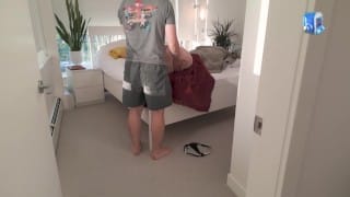 Sneaky Step Sis Swaps with my Tantaly Sex Doll behind my back