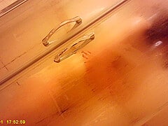 Spying on my roommate in the shower