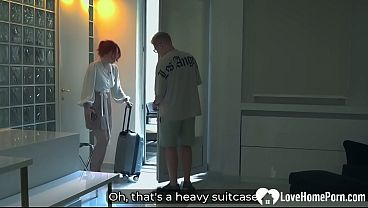 Spying on my stepmom before fucking her