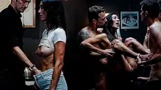 STOP TIME FUCK – Hot Japanese babe Emiri takes multiple dicks frozen in time