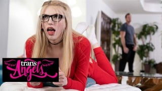 Trans Angels – Pierce Paris Puts His Big Dick In Izzy Wilde’s Mouth While She’s Playing Video Games