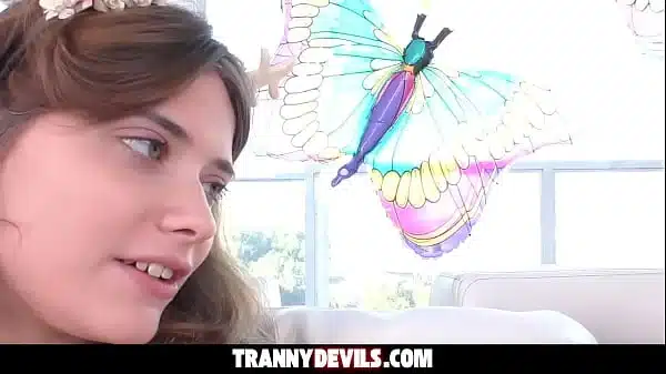 Trans Beauty Pounds Her GF’s Pussy To Climax