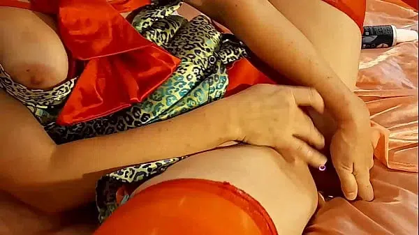 2468ss – I Fuck with a part of my sexy satin lingerie