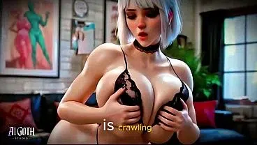 4K Alt Slut: White Hair & Moans (ASMR Style)