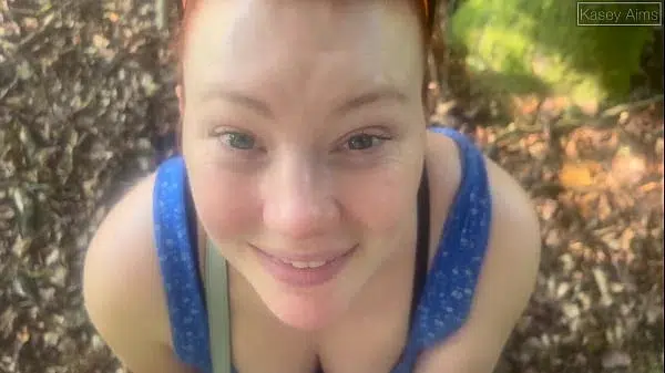 A New Forest Walk With A Stranger’s Cock In My Mouth And Tight Pussy