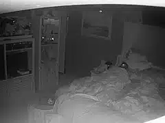 Amateur Wife caught masturbating night vision 1