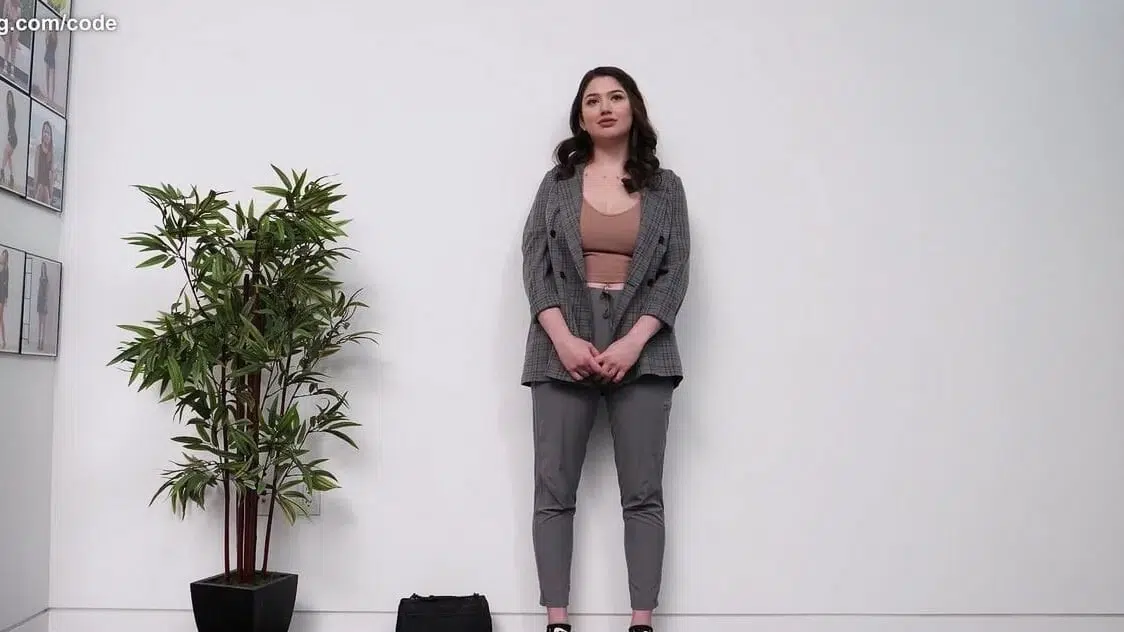 Amazing Big Tits On This Amateur Trying To Get A Job