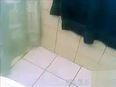 BBW with phat ass undresses and gets ready to shower