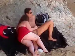 big fat ass beach action