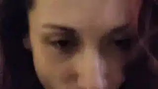 Blowjob queen drains my cock again with her throat