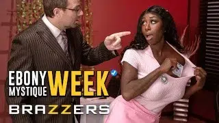 Brazzers – How Long Ebony Mystique, Alexis Tae & Her Bf’s 3some Will Last Before They Get Caught?