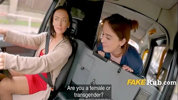 Female Cab Driver Fucks 18yo With Strapon