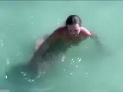 First she swims, then she shags