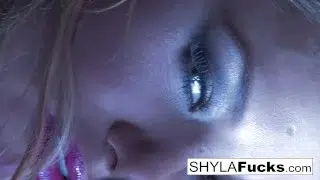 Gorgeous and Big Tittied Blonde Loves to Smoke