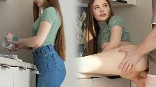 Her Curves in Jeans Drove Him Wild