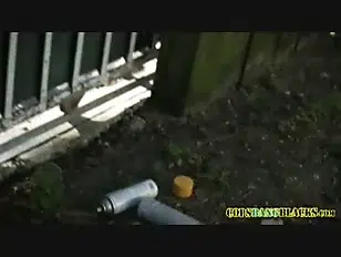 Horny policewomen catch a vandalizer as he tags up streets