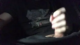 hot boy jerk off in car