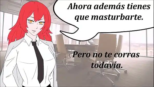 JOI para sumisos. Mis esclavo de oficina. (Ballbusting, spank, azotes).