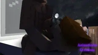 Late game night with the boys – Minecraft Gay Sex Animation