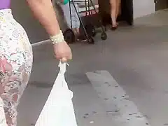 Massive butt of the busty Brazilian hooker