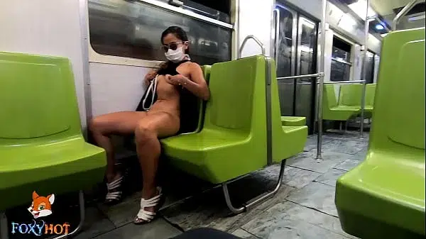 masturbandome en el transporte publico