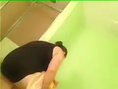 My auntie changes from her swimsuit