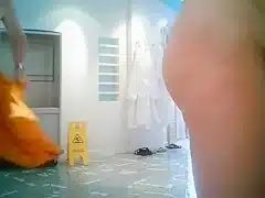 Naked bodies on at spa