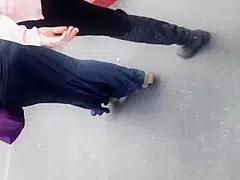 Nice ass in long skirt