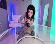 Spiked Dildo Fuck With Squirting